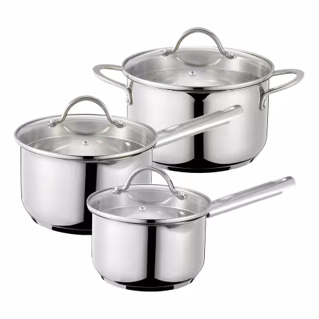 Kosmo Kastrullset 3 delar kastrull 1,5 2,0 gryta 3,0 liter