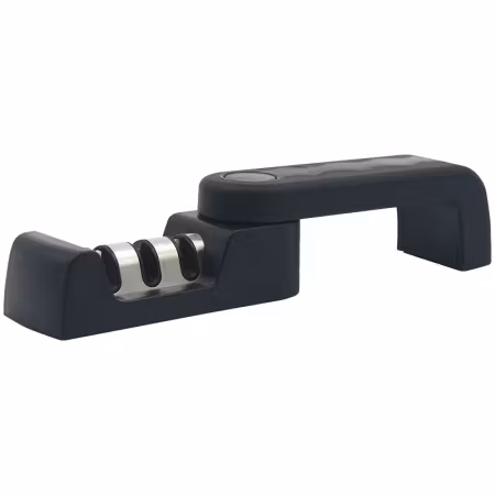 Saga Knivslip hopfällbar svart kermisk, karbid, diamantsten 14 cm