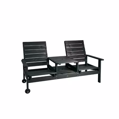 Du & Ja 2-sitssoffa svart