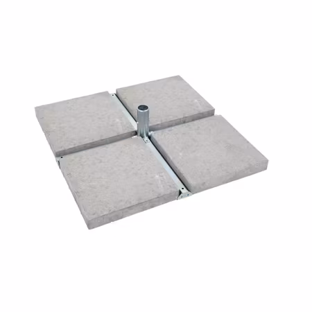 Parasollfot för 5x5 m med betong