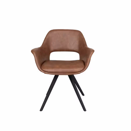 Stol Freja Cognac konstäder