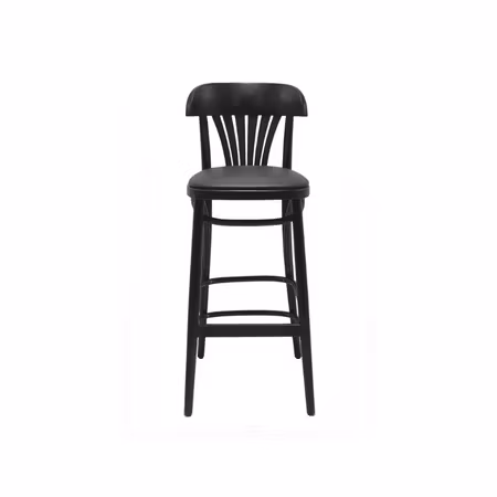 Barstol Tobias R, wenge, svart konstläder