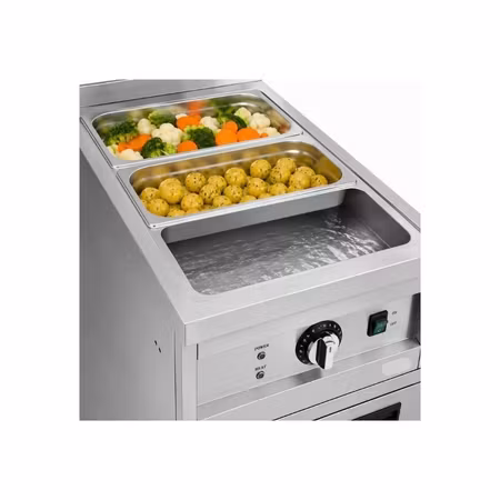 Vattenbad med underskåp 1/1 GN, 230V 2kW