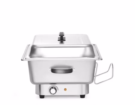 Värmehållningsfat Elektrisk Pollina, HENDI, Profi Line, 9L, Silver, 230V/900W, 587x440x(H)273mm