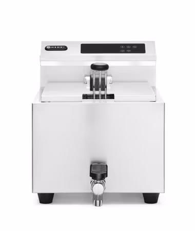 Fritös med drain tap digital - 8 l, HENDI, Profi Line, 8L, 230V/3500W, 305x515x(H)345mm