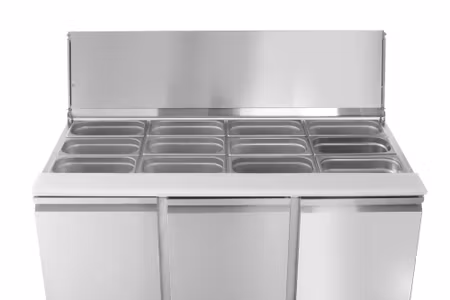 Three door salad counter 380L, Arktic, 253L, 230V/310W, 700x1380x(H)868mm