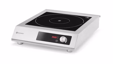 Induktionshäll 3500 H XXL, HENDI, 230V/3500W, 500x635x(H)125mm