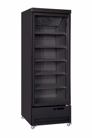 Upright display Frys, Arktic, 10 shelves, 655L, Svart, 230V/880W, 1370x740x(H)2023mm
