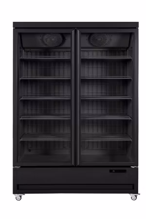 Upright display Frys, Arktic, 10 shelves, 655L, Svart, 230V/880W, 1370x740x(H)2023mm