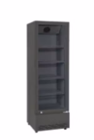 Display cooler, Glas door, Arktic, 4 shelves, 246L, Svart, 230V/300W, 540x600x(H)1787mm