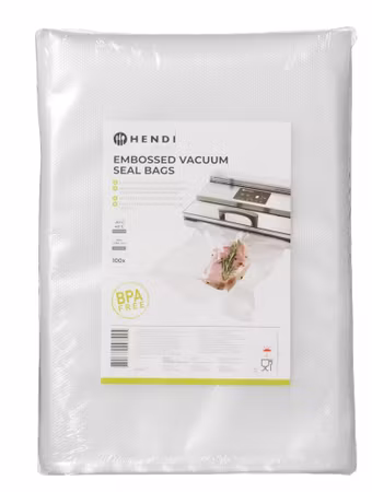Embossed vacuum seal bags, HENDI, 100 pcs., 250x350mm