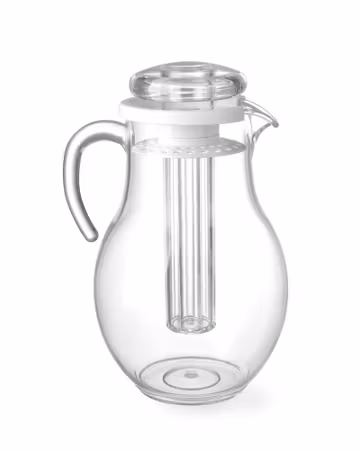 Pitcher med ice tube, HENDI, 3L, ⌀170x(H)285mm