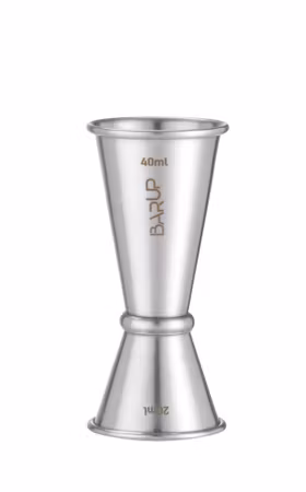 Jigger 20/40 ml, BarUp, 0,04L, Silver, ⌀42x(H)100mm, Round