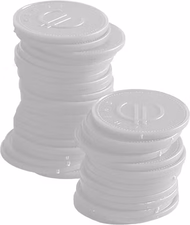 Coin tokens – 100 pcs., BarUp, Vit, 100 pcs., ⌀25mm