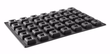 Silikon mould SQUARE, HENDI, 570x375x(H)25mm, Square
