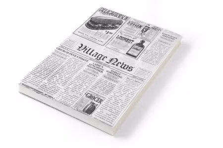 Greaseproof paper, HENDI, Newspaper print, 500 pcs., 250x350mm