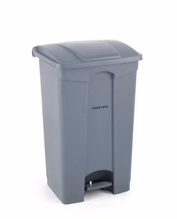 Pedal bin, AmerBox, 87L, Light grey, 500x410x(H)815mm