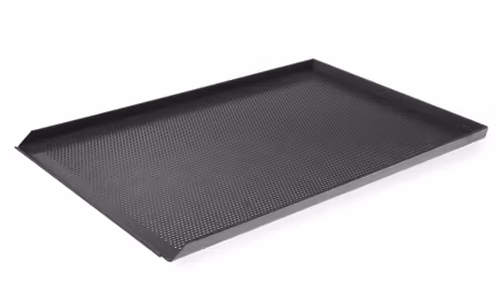 Bricka, perforated, non-stick, 3 rims, HENDI, 600x400mm, Rectangular
