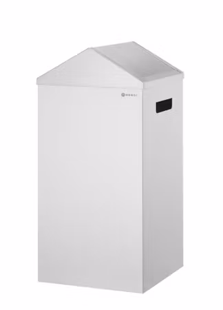 Waste bin, HENDI, 80L, Silver, 350x350x(H)770mm