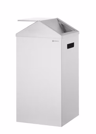 Waste bin, HENDI, 80L, Silver, 350x350x(H)770mm