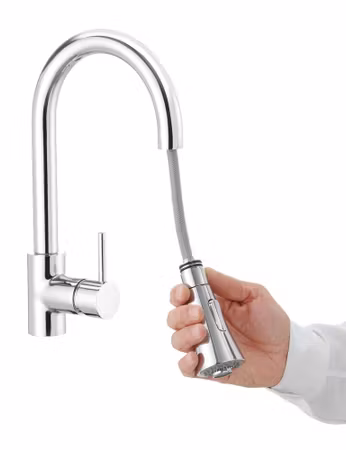 Pull-out kitchen tap, HENDI, 370x50x(H)110mm