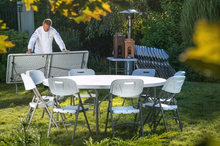 Catering chair, AmerBox, max. load 175 kg., Vit, 540x440x(H)840mm