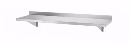 Wall shelf, med 2 brackets, HENDI, 1000x300x(H)250mm