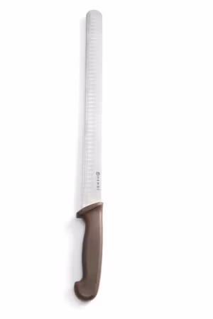Ham/salmon Kniv med a Granton edge, HENDI, Brown, (L)490mm
