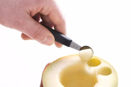 Melon scoop double, HENDI, ø 22-25 mm, Svart, (L)165mm