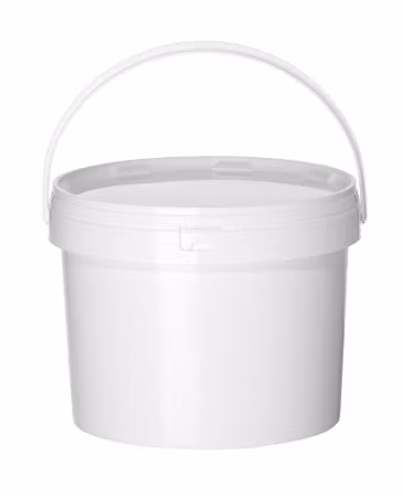 Bucket, HENDI, Printable/labelling area: 810x155 mm., 11,3L, Vit, ⌀300x(H)230mm