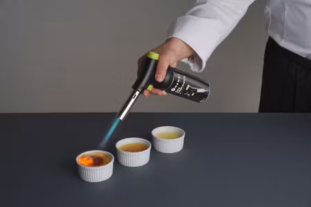 HENDI Jet chefs' torch – set med cartridge, HENDI, designad av Robert Bronwasser, 175x68x(H)260mm