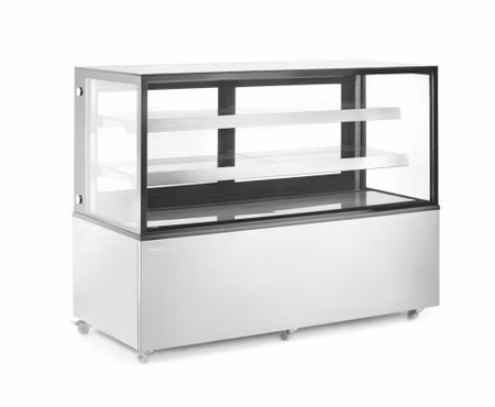 Kyldisk cabinets med 2 shelves, Arktic, 230V/500W, 677x1524x(H)1230mm