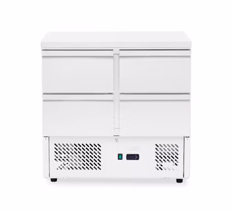 Kylbänk, 4 drawers, Arktic, Without backsplash, 97L, Silver, 230V/220W, 900x700x(H)868mm