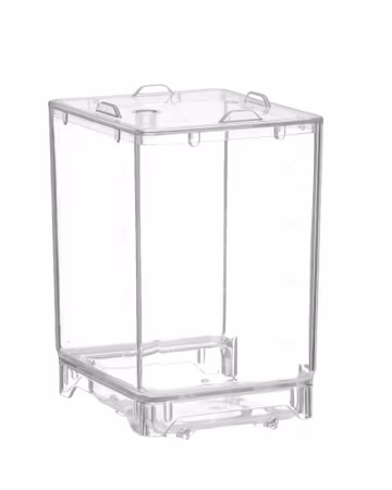 Milk container med Lock, HENDI, 4,5L, Transparent, 150x173x(H)237mm, Rectangular