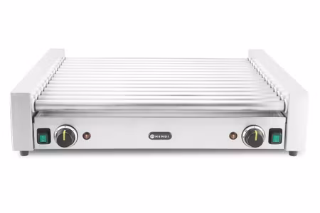Sausage rolling Grill XL - 2 zones, HENDI, 14 rollers, Silver, 230V/2000W, 732x590x(H)168mm, Rectangular
