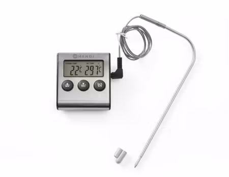 Roasting Termometer med Timer, HENDI, 65x70x(H)17mm