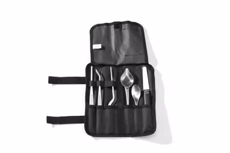 Chef plating set, 6 pcs, satined, HENDI, 255x25x(H)100mm
