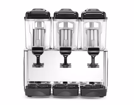 Juice dispenser, Arktic, 3 containers, Svart, 230V/450W, 445x630x(H)655mm