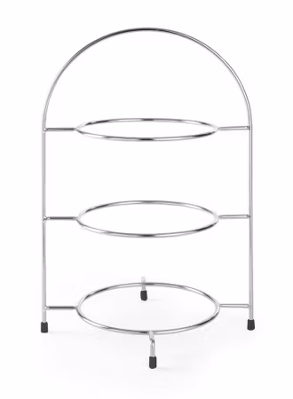 Servering stand för plates, HENDI, plates max. Ø 275 mm, 290x290x(H)440mm