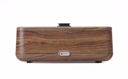 Värmehållningsfat UNIQ, HENDI, designad av Robert Bronwasser, GN 1/1, Trä, 230V/700W, 607x402x(H)245mm