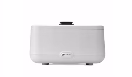 Värmehållningsfat UNIQ, HENDI, designad av Robert Bronwasser, GN 2/3, Vit, 230V/500W, 433x403x(H)248mm