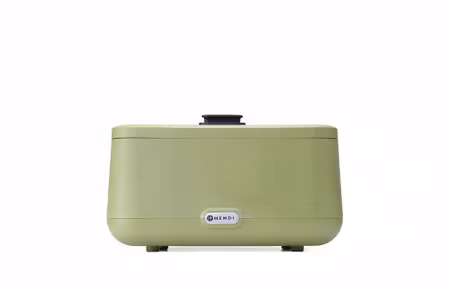 Värmehållningsfat UNIQ, HENDI, designad av Robert Bronwasser, GN 2/3, Grön, 230V/500W, 433x403x(H)248mm