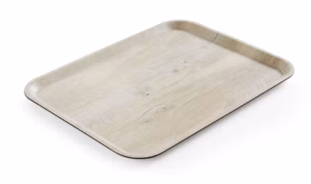 Serveringsbricka med Melamin laminate, non slip, med Trä design, AmerBox, Trä light, 330x430mm