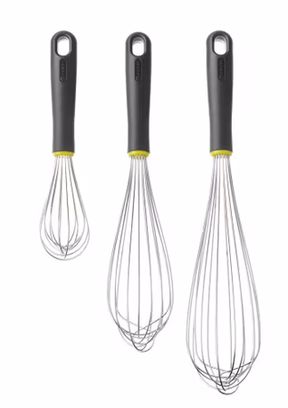 French Visp med 8 stiff wires, HENDI, designad av Robert Bronwasser, Svart, (L)415mm