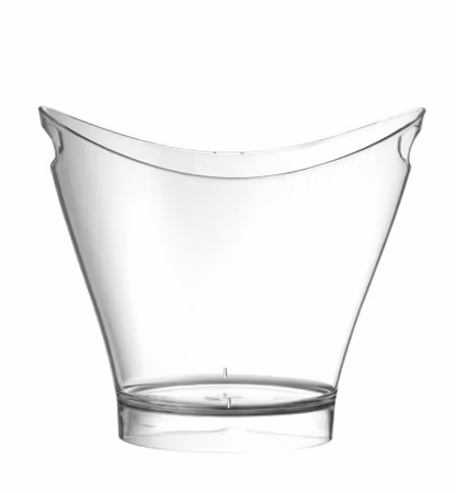 Wine och champagne bucket, BarUp, 6L, Transparent, 300x240x(H)260mm, Oval
