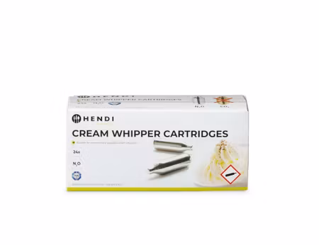 Cream whipper chargers, HENDI, Silver, 24 pcs