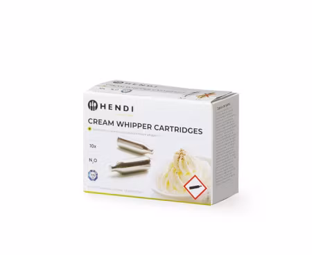 Cream whipper chargers, HENDI, Silver, 10 pcs
