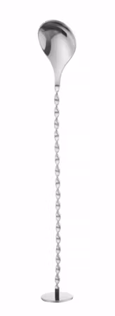 Bar spoon med muddler, BarUp, Silver, 280x35mm