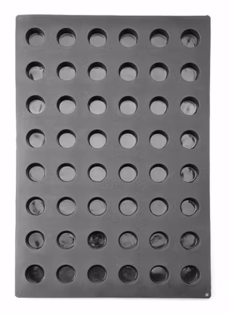 Silikon mould MINI-MUFFIN, HENDI, 570x375x(H)25mm, Round