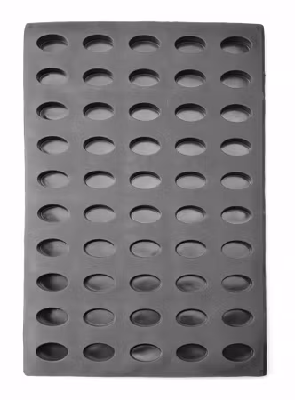 Silikon mould OVAL, HENDI, 570x375x(H)20mm, Oval